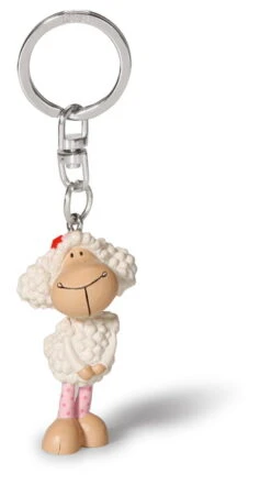 Nici 36944 Keyfriends Schlüsselanhänger Schaf Jolly Sue Jolly Mäh PVC 5cm