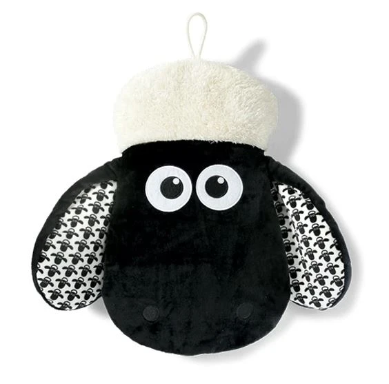 Nici 40145 Pyjama Tasche Shaun Das Schaf Kopf Allover Figürlich 39x26cm Plüsch