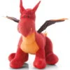 Nici 40784 Feuerdrache Rot Stehend Ca 40cm Plüsch Kuscheltier