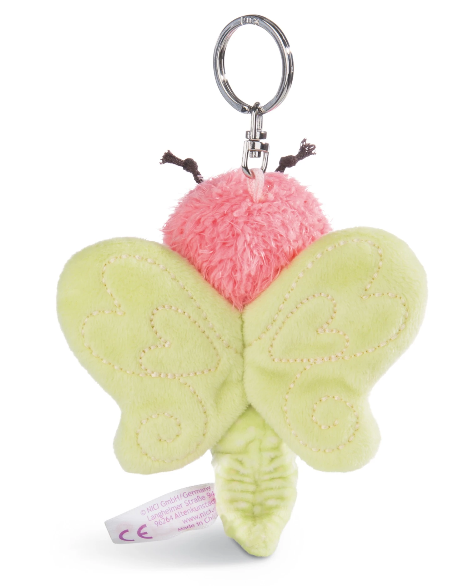 Nici 44931 Schlüsselanhänger Schmetterling Ca 10cm Plüsch Hello Spring - Grün – Bild 2