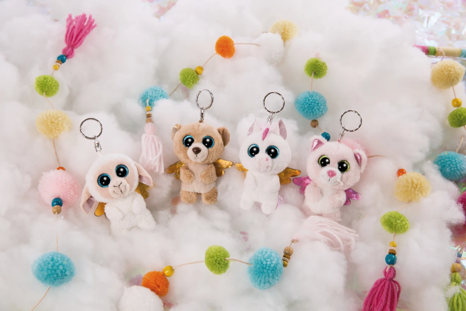 Nici 47832 Schlüsselanhänger Glubschis Guardian Angel Einhorn Glowy Kaddi 9cm – Bild 3