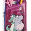 Nici 47985 Stiftmäppchen Krokodil & Nilpferd 21x10x6cm Wild Friends GREEN