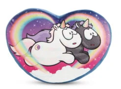 Nici 48638 Herz-Kissen Einhörner Star Bringer & Moon Keeper 40x28 Magical Dreams