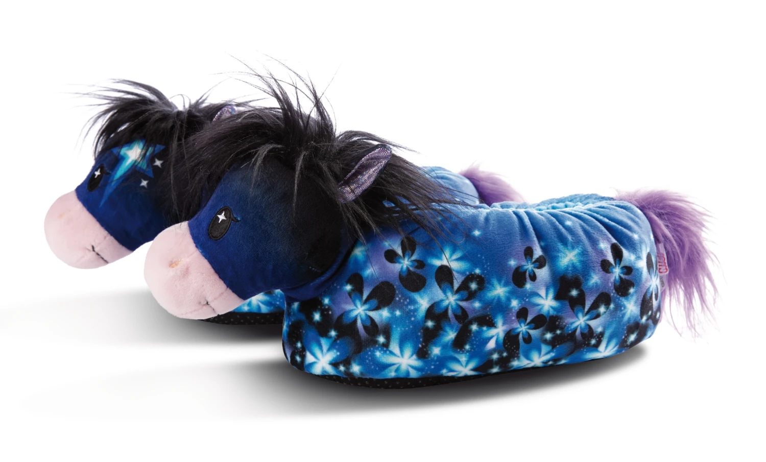 Nici 48758 Hausschuhe Pony Stars Pferd Starflower Blau Figürlich Gr. 34-37 (M) – Bild 2