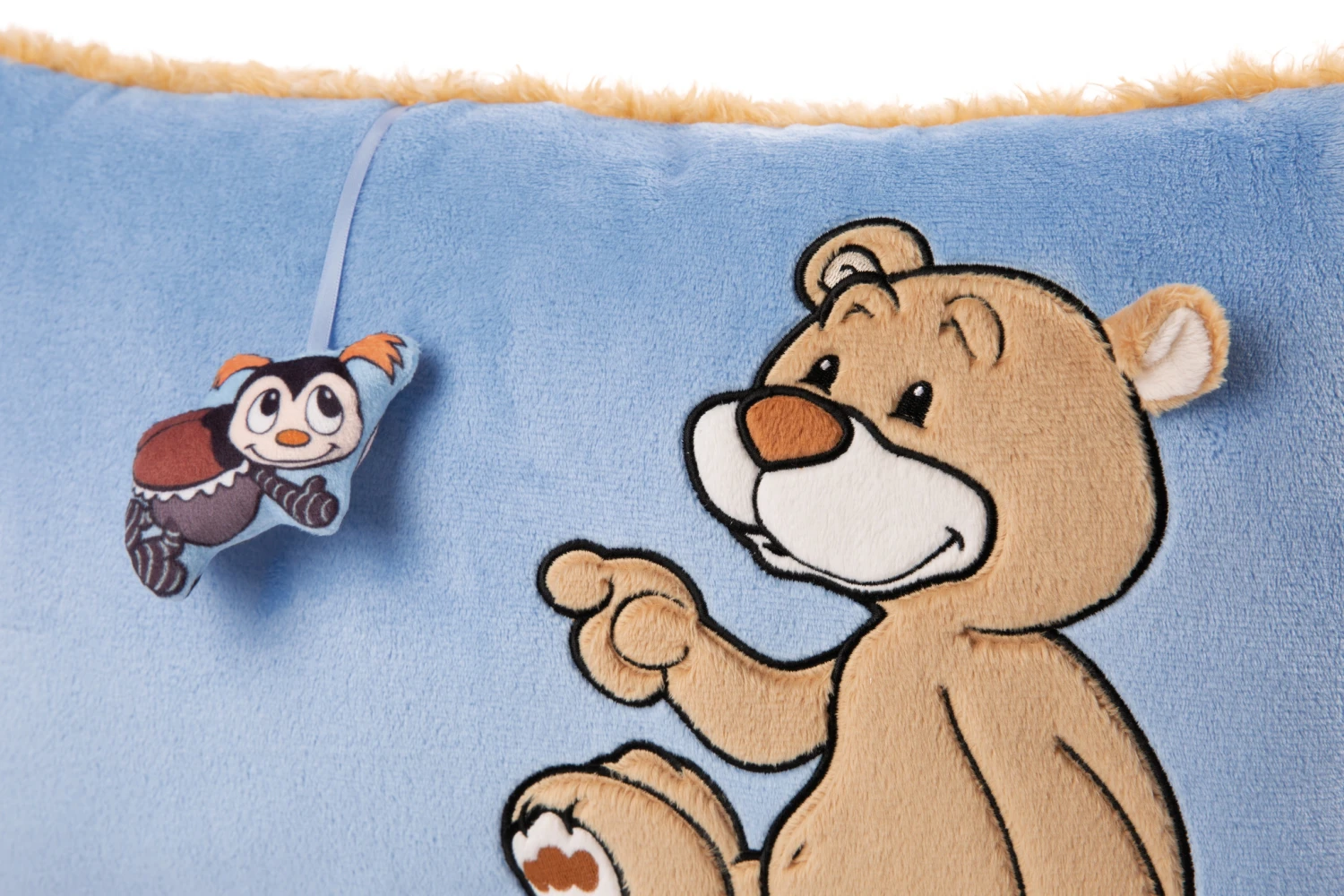 Nici 48787 Kissen Bär Mielo Rechteckig 43x25cm Plüsch GREEN Classic Bear – Bild 2