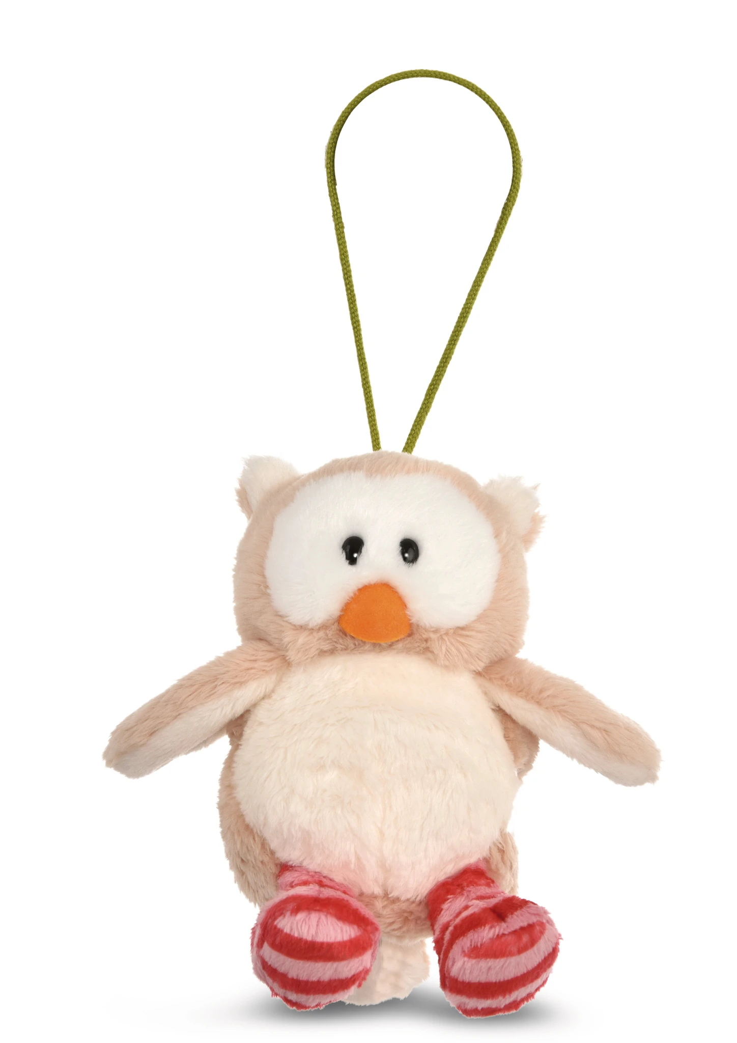 Nici 48933 Wendekuscheltier Eule Oscar Owluna Im Nest Grün 12cm Mit Loop – Bild 3