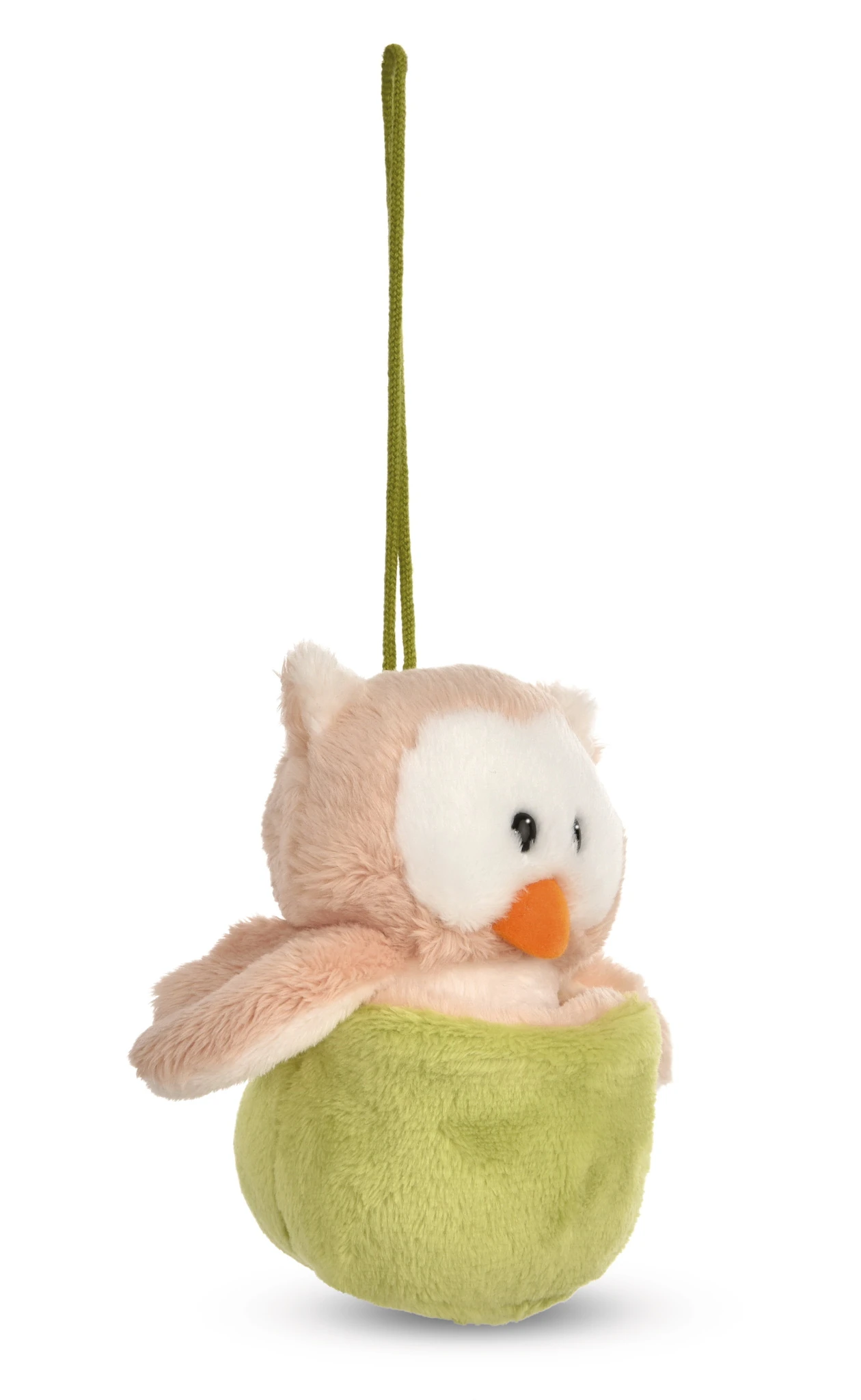 Nici 48933 Wendekuscheltier Eule Oscar Owluna Im Nest Grün 12cm Mit Loop – Bild 5