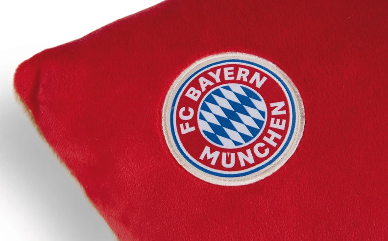 Nici 49080 Kissen FC BAYERN MÜNCHEN Bär Berni 43x25cm Plüsch FCB Dekokissen – Bild 4