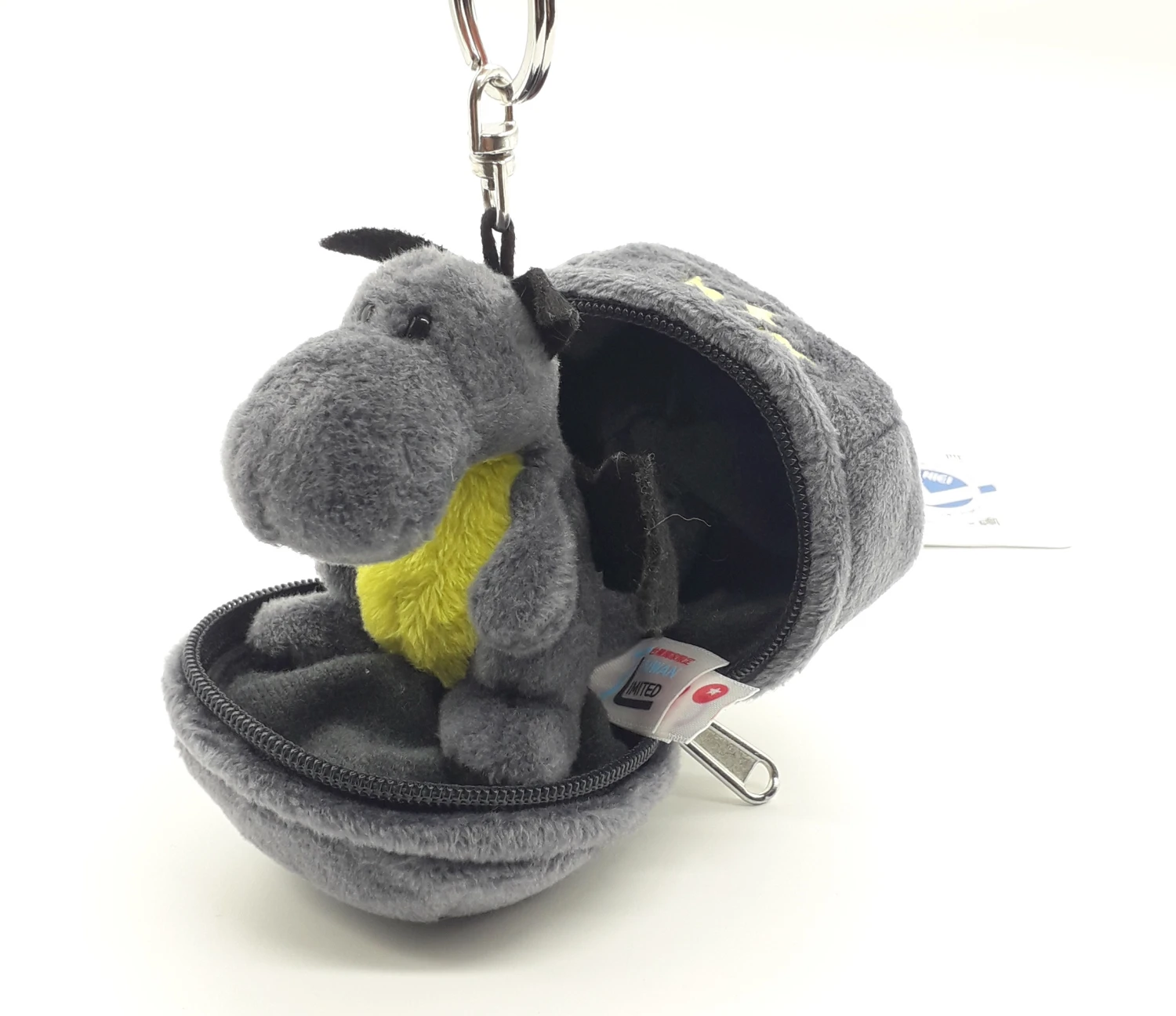 Nici 90638 Schlüsselanhänger Drache Neon-grün Im Ei Ca 8cm Plüsch Taiwan Limited – Bild 2